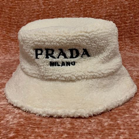 prada kids hat|used prada bucket hat.